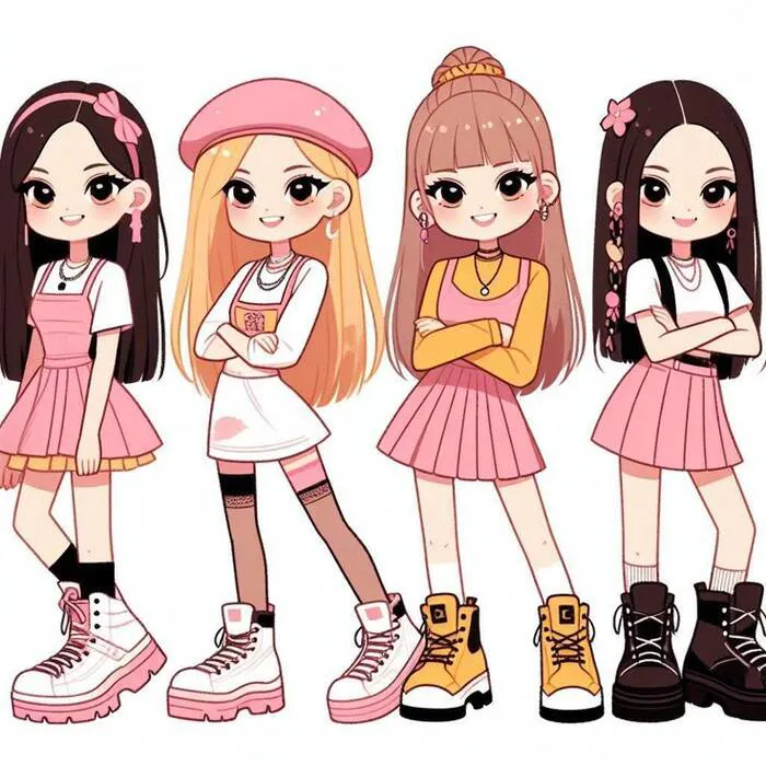 Ngắm nhìn 150+ mẫu blackpink chibi siêu dễ thương