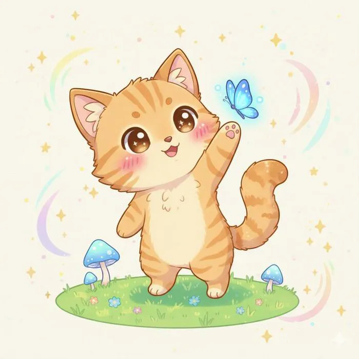 Hơn 100+ mẫu chibi cat dễ thương, đáng yêu nhất