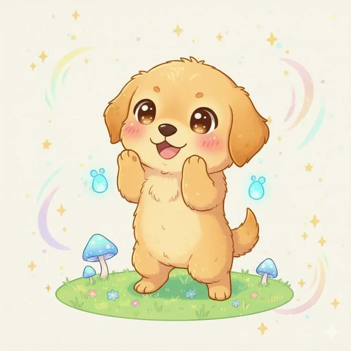 Tổng hợp 168+ mẫu chó chibi siêu dễ thương, cute lạc lối