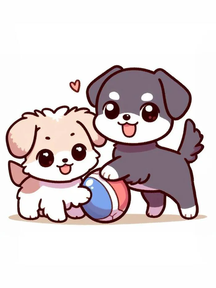 Tổng hợp 168+ mẫu chó chibi siêu dễ thương, cute lạc lối