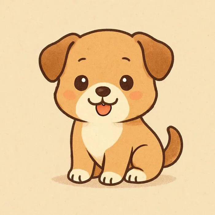 Tổng hợp 168+ mẫu chó chibi siêu dễ thương, cute lạc lối