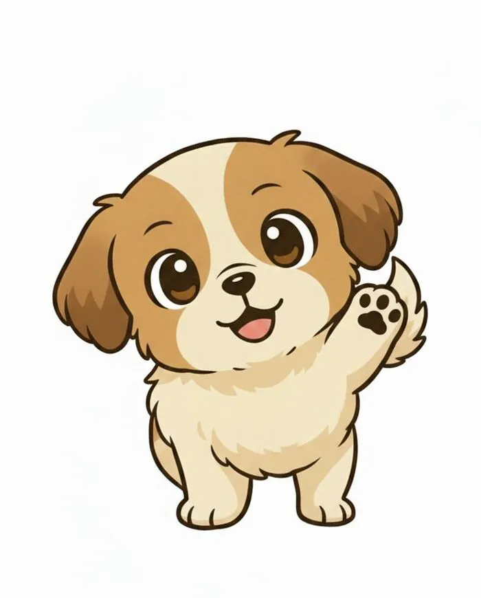 Tổng hợp 168+ mẫu chó chibi siêu dễ thương, cute lạc lối