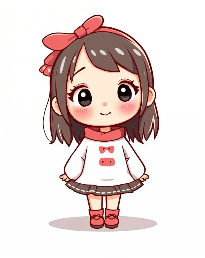 Tuyển tập 187+ ảnh cô gái chibi dễ thương, nét trong trẻo