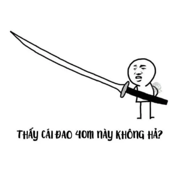 Khám phá 98+ meme cầm dao hài hước, độc đáo nhất hiện nay