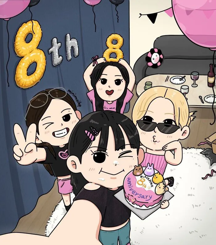 Ngắm nhìn 150+ mẫu blackpink chibi siêu dễ thương