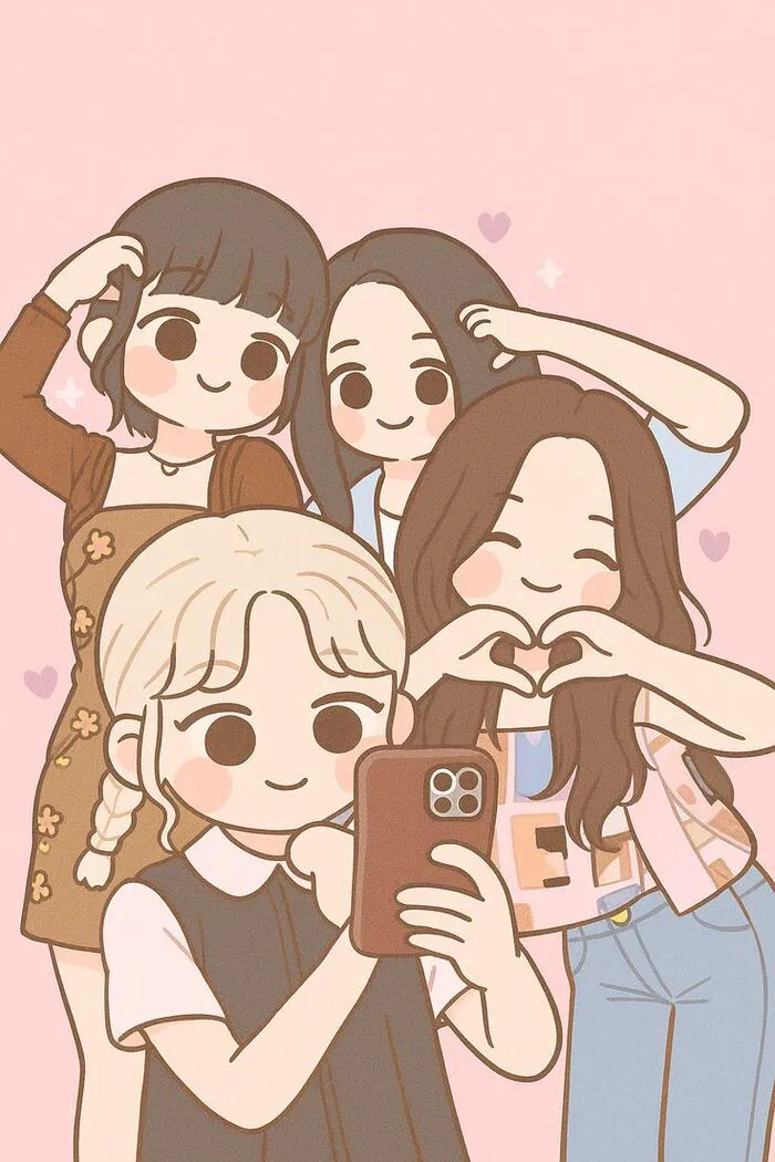 Ngắm nhìn 150+ mẫu blackpink chibi siêu dễ thương