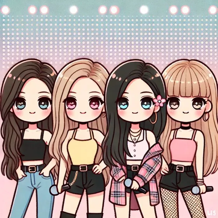 Ngắm nhìn 150+ mẫu blackpink chibi siêu dễ thương