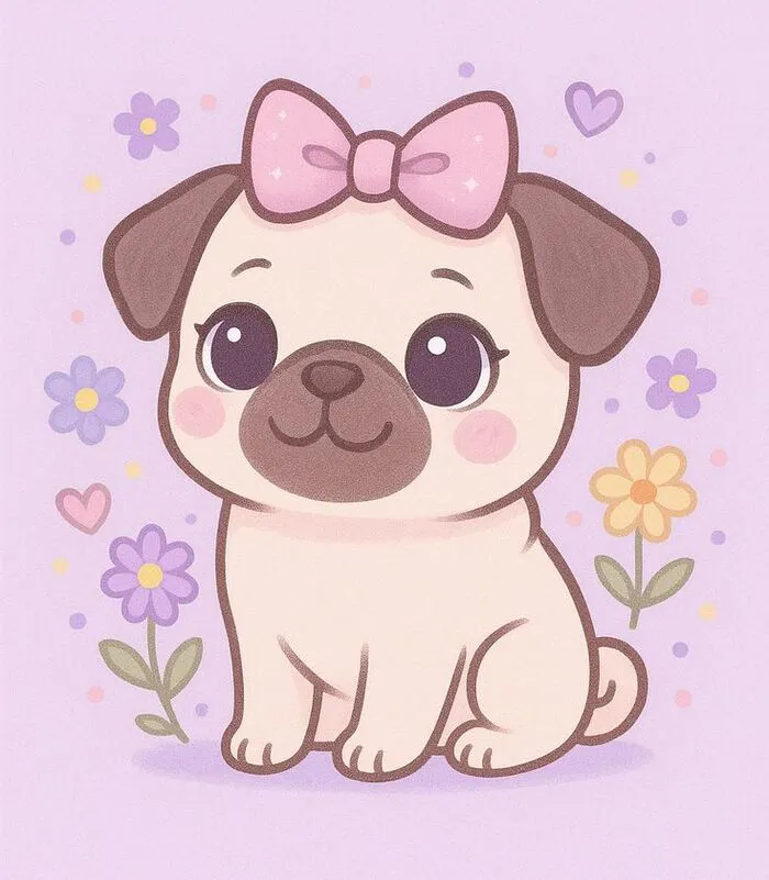 Tổng hợp 168+ mẫu chó chibi siêu dễ thương, cute lạc lối