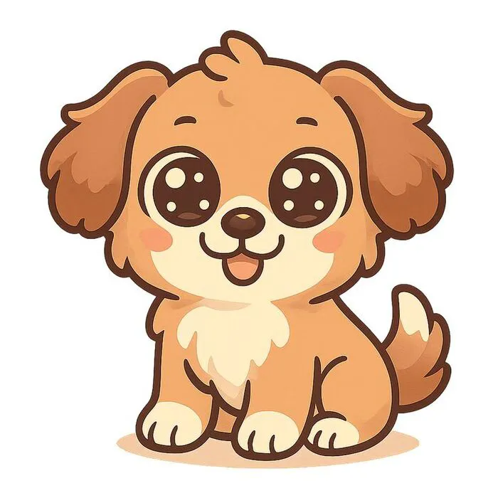 Tổng hợp 168+ mẫu chó chibi siêu dễ thương, cute lạc lối