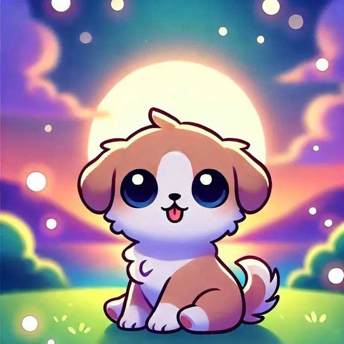 Tổng hợp 168+ mẫu chó chibi siêu dễ thương, cute lạc lối
