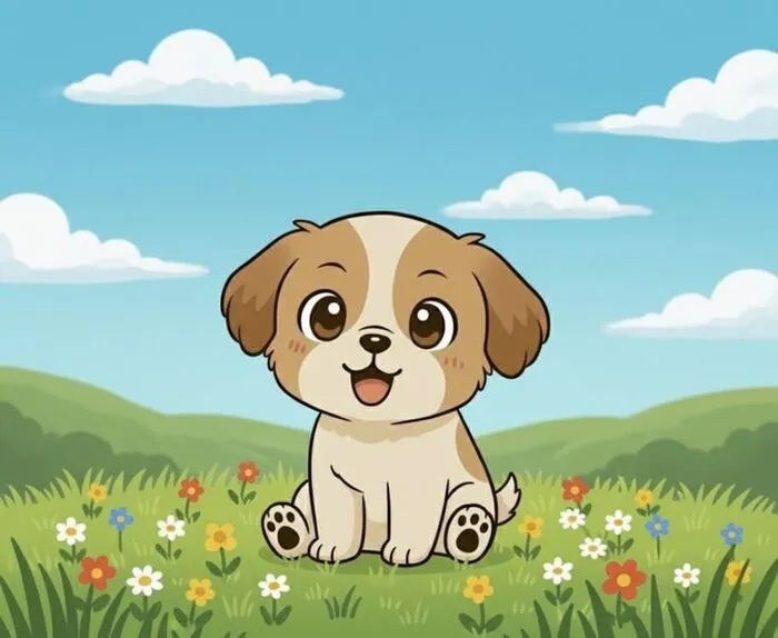 Tổng hợp 168+ mẫu chó chibi siêu dễ thương, cute lạc lối