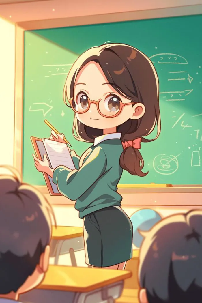 Mê mẩn với 180+ hình ảnh cô giáo chibi cực xinh xắn, đáng yêu!