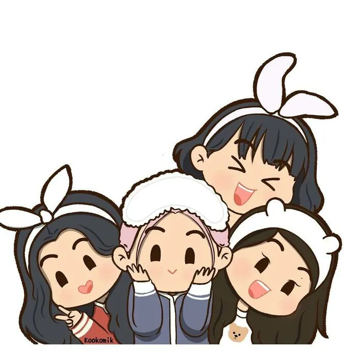 Ngắm nhìn 150+ mẫu blackpink chibi siêu dễ thương