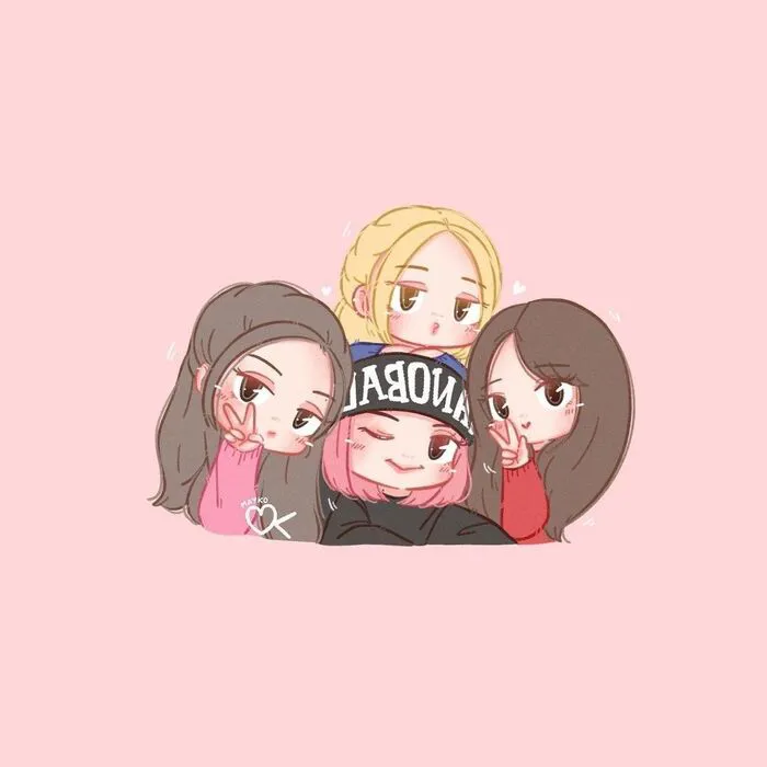 Ngắm nhìn 150+ mẫu blackpink chibi siêu dễ thương