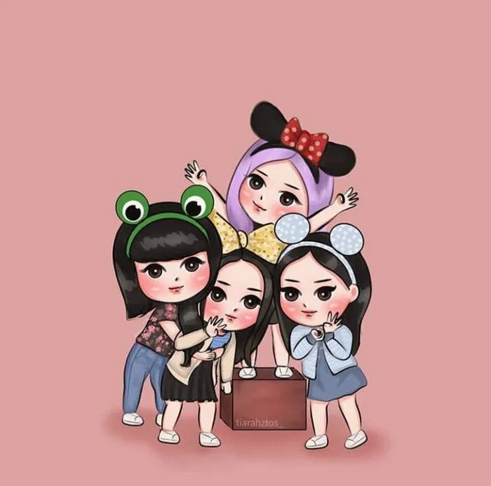 Ngắm nhìn 150+ mẫu blackpink chibi siêu dễ thương