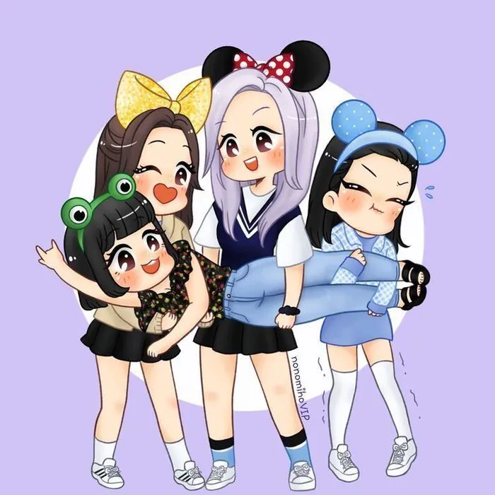 Ngắm nhìn 150+ mẫu blackpink chibi siêu dễ thương